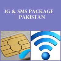 3G and SMS Packages Rates Pak پوسٹر