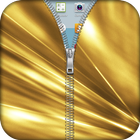 Gold Zipper Lock-icoon