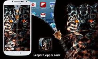 Leopard Zipper Lock ポスター