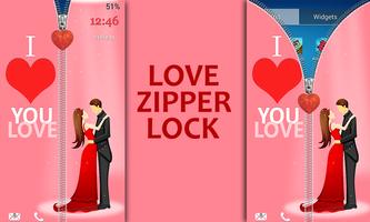 Love Zipper Lock capture d'écran 1