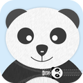 Panda Zipper Lock