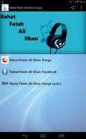 Rahat Fateh Ali Khan Songs Poster