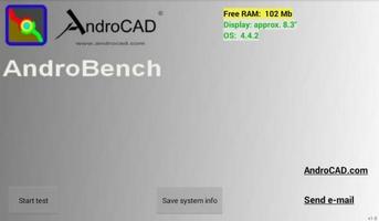 AndroCAD: AndroBench Affiche