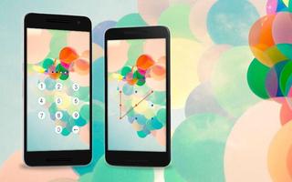 Green AppLock Theme Balloon Plakat