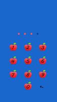 Green AppLock Theme Red Apple captura de pantalla 1