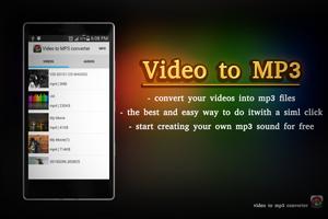 free video to mp3 converter Affiche