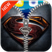 Pantalla de bloqueo de cremallera Superman