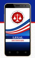 Legal Dictionary for USA - Law Terms Affiche