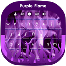 APK Purple Flame Keyboard