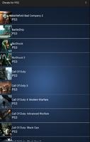 Cheats for PlayStation 3 screenshot 1