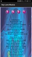 Top Hits Soy Music Luna - Lyrics capture d'écran 1