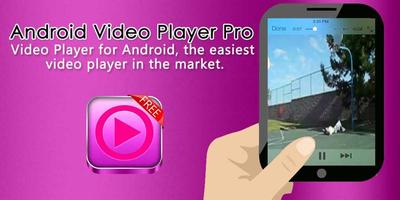 Android Video Player Pro Affiche