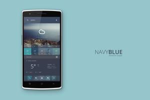 Navy Blue Theme 스크린샷 1