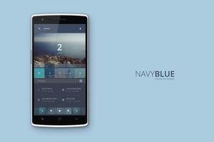 Navy Blue Theme 스크린샷 2