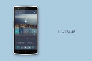 Navy Blue Theme screenshot 2