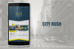 City Rush Theme for Zooper Affiche