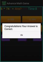 Advance Math Game ảnh chụp màn hình 1