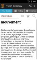 Dictionnaire Français Screenshot 1