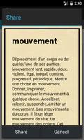 Dictionnaire Français اسکرین شاٹ 2