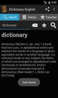 Dictionary English capture d'écran 1