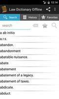Law Dictionary Offline screenshot 1
