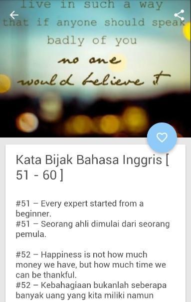 Dapatkan Gambar Kumpulan Kata Bijak Bahasa Inggris Dan Artinya For Android Apk Terbaru by Cikimm