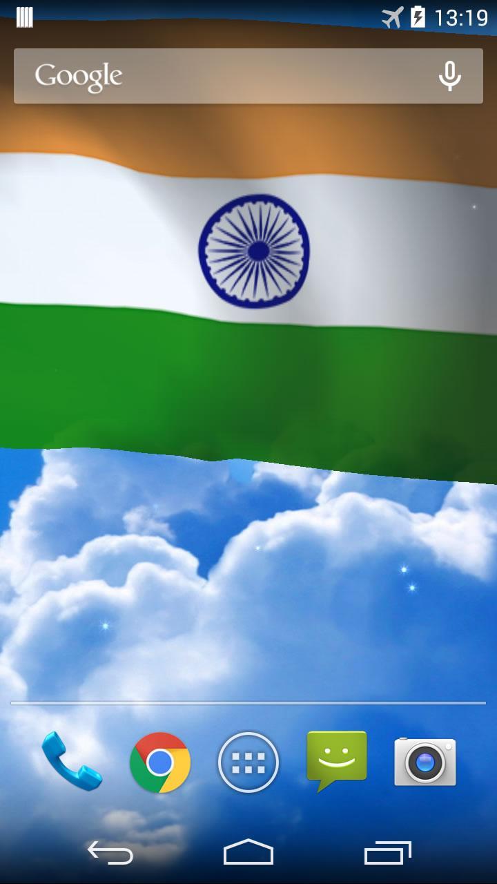 Android 用の インド国旗ライブ壁紙 Apk をダウンロード