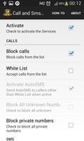 SMS Blocker - Calls Blacklist capture d'écran 1
