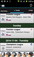 Football on TV Schedule Cartaz