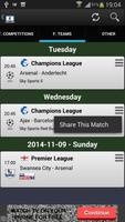 Football on TV Schedule imagem de tela 2