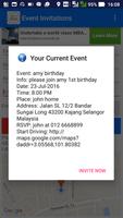 Party Invitations GPS imagem de tela 1