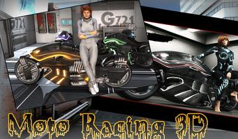 Moto Racing 3D الملصق