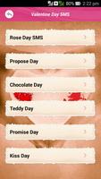 1 Schermata Valentine day SMS