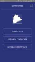 DEATH AND BIRTH CERTIFICATE TELANGANA poster