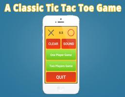 Tic Tac Toe Mulitplayer classic glow 2017 पोस्टर