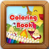 Coloring book icono