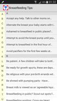 Breastfeeding Tips Affiche