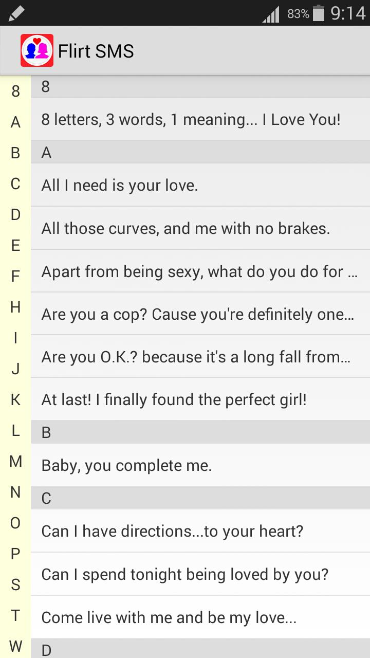 text flirten