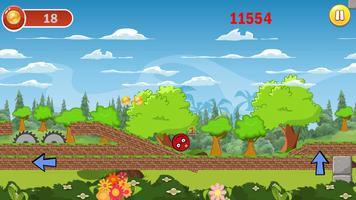 Angry Bounce Red Ball Game screenshot 2