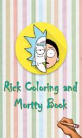 Rick Coloring and Morty Book Games Affiche