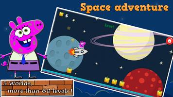 Pig in space adventure captura de pantalla 2