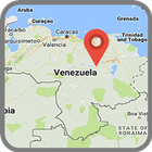 Mapa de Venezuela ícone