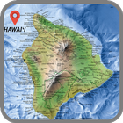 Map of Hawaii icône