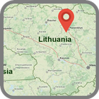 Lithuania Map icône