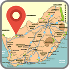 South Africa Map icône