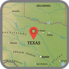 Texas Map icône