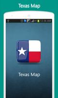 Texas Map Affiche