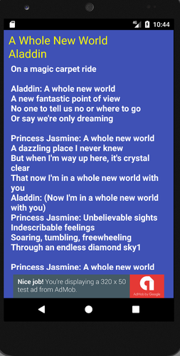 無料で A Whole New World Lyrics アプリの最新版 Apk1 0をダウンロードー Android用 A Whole New World Lyrics Apk の最新バージョンをダウンロード Apkfab Com Jp