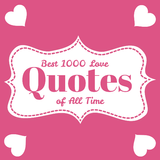 1000 Love Quotes icône