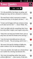 برنامه‌نما 1000 Love Quotes عکس از صفحه